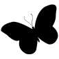 各类动物昆虫黑白剪影AI矢量图案图标合集 (800)