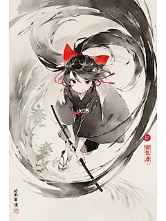 Ai每天懂一点｜关键词景别运用｜水墨武侠