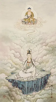 观音 | 夏荆山书画艺术数字典藏