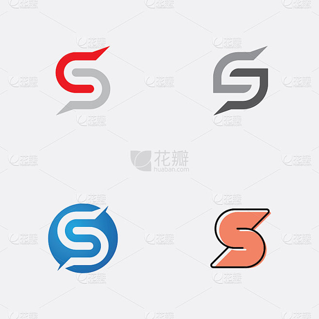 字母S的初始标志设计