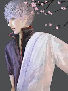 麦丽素  的插画 银他妈同人、不要打我…