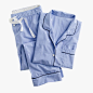 vintage short-sleeve pajama set : women's pajamas & sleepwear