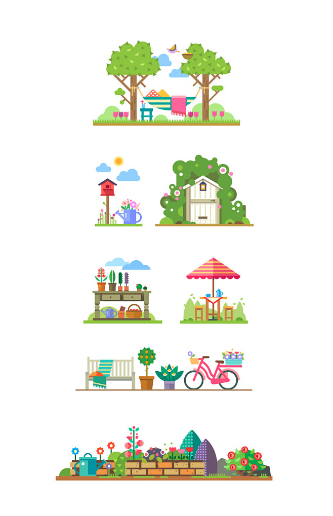 Vector garden story ...