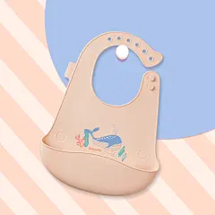 babycare宝宝吃饭围兜 婴幼儿硅胶围嘴小孩防水儿童饭兜超软大号-tmall.com天猫