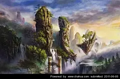 哥特式的插画画廊展厅