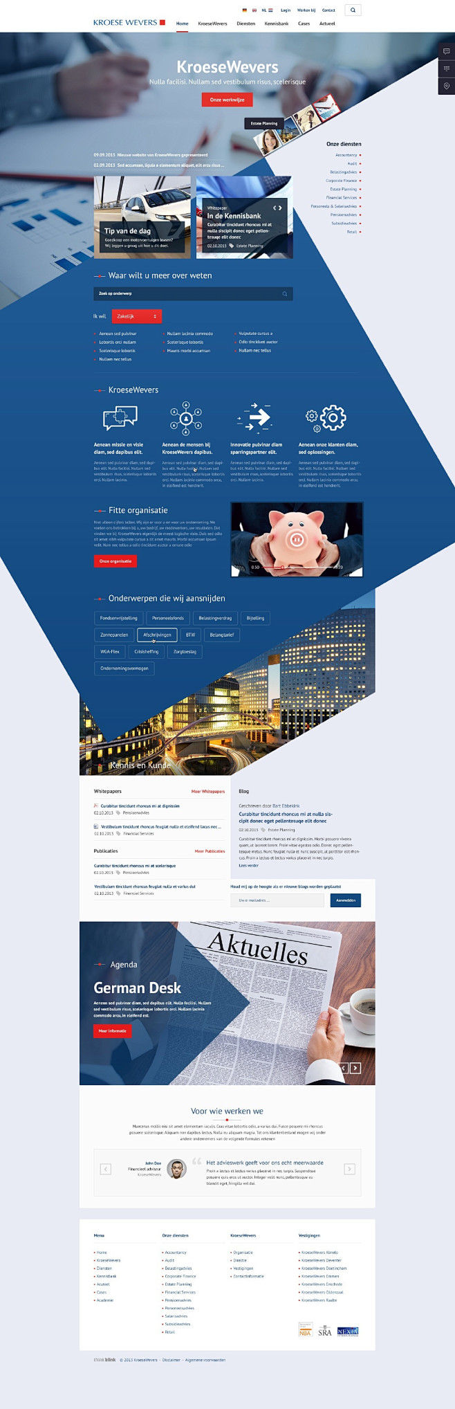 荷兰设计师Netherlands的网页设...