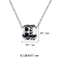 六福珠宝峰格系列蜘蛛网Pt950铂金吊坠男士白金计价EFT1P7C0009-tmall.com天猫