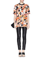 GIVENCHY Floral butterfly print T-shirt