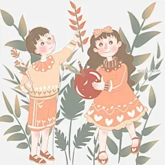 立春姐弟出游玩耍图图片大小2500x2500px 图片尺寸1.62 MB 来自PNG搜索网 pngss.com 免费免扣png素材下载！草木旺盛#孩童时代#姐弟玩耍#卡通手绘#开心快乐#可爱温馨#立春#绿意葱茏#童真童趣#无限#