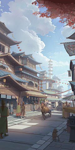 铅笔龙采集到国风场景