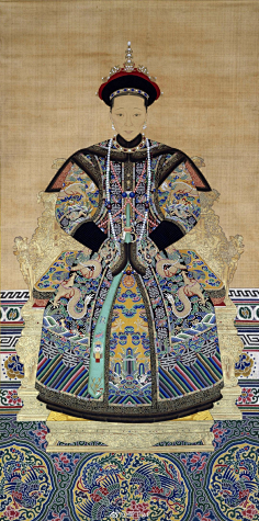 73采集到清朝画像 后妃朝服系采集清德宗光绪 孝定景皇后叶赫那拉氏
