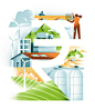climate countries cover illustration economic economy environment Green Energy ILLUSTRATION  resolution