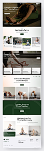 FlexiZen - Yoga Landing Page by Andika Fitra for Korsa on Dribbble