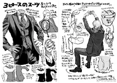 关于西服的绘画练习 ​​​​
