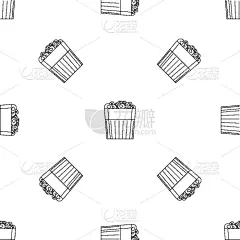 爆米花,式样,盒子,纸,几何形状,大桶,食品,壁纸,影片,玉米