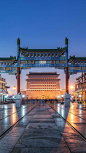 北京——前门大街，北京著名的商业街，位于京城中轴线，有很多古老建筑，十分具有老北京的味道。©壹刻传媒