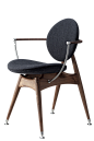 Circle Dining Chair | Overgaard & Dyrman : O&D's Circle Chair combines premium materials, traditional craftsmanship, and the brand's signature emphasis on ergonomics, elegance, and engineering.