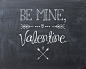 Valentine's Day Printable "Chalkboard" Art