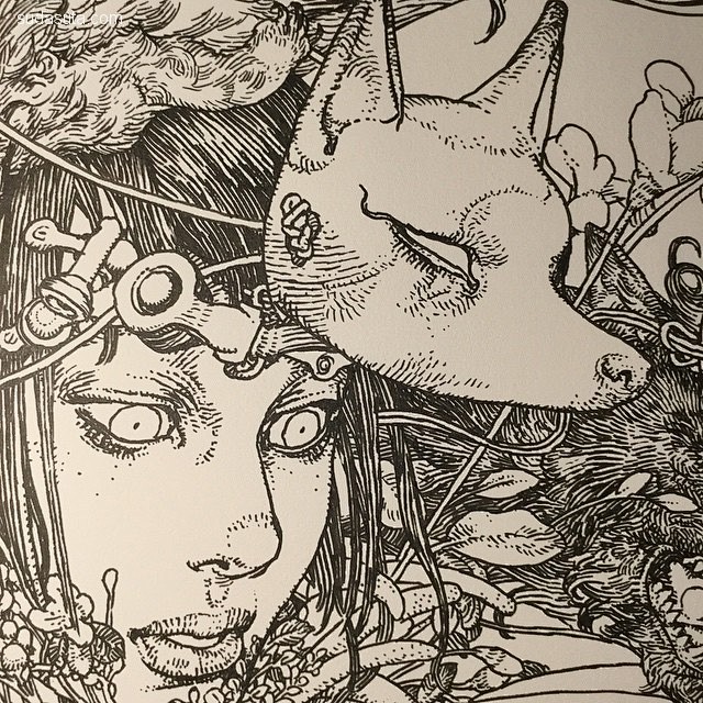 teradakatsuya鬼怪插画