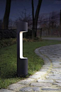 Garden bollard light / contemporary / metal / halogen GEORGE by Rotorgroup Modular Lighting Instruments