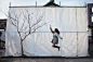 悬浮的东京少女。Natsumi Hayashi自拍跳跃摄影作品欣赏