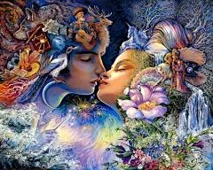  Josephine Wall 天国的精灵插画壁纸www.bz55.com