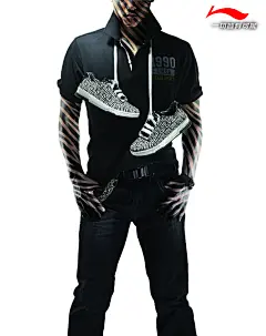 李宁运动鞋创意海报