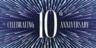 10周年矢量图标，横幅