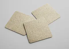 简约素色杯垫杯垫贴图样机