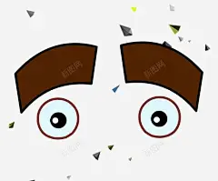 卡通手绘眼睛表情 免抠png 设计图片 免费下载 页面网页 平面电商 创意素材