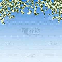 小的,蓝纹海葵,帐单,壁纸,凌乱,天空,落下