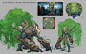 Telos, Neil Richards : Telos about it... A project for a high level boss in RuneScape called Telos. Originally an Anima knight for the world.
All the different versions - gives you an idea of what goes into a project that is made on the go.
Each one has t