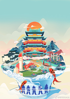 ^_^小哈^_^采集到插画-花
