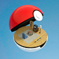Daily Renders: Pokemon : Inspired by so many daily render artists and designers, I've also decided to jump onto the bandwagon. Here are some renders I did as part of a Pokemon series, when Pokemon Go was new and hot. All done by me on Cinema 4D and Octane