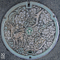 002-Nara by glSolo, via Flickr Another Japanese manhole cover