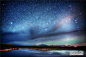#星空#湖边