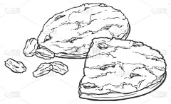 葡萄干燕麦饼干