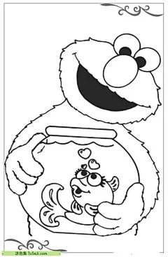 10张《芝麻街》木偶伯特（Bert）及朋友们主题可打印免费涂色图片！ | 涂色集，涂色画打印大图 : 伯特（Bert）是《芝麻街》中的一个标志性角色，他是一个蓝色的、有着圆形眼镜和长鼻子的木偶角色。伯特通常穿着一件红白条纹的衬衫和一条黄色的裤子。他的性格比较严肃认真，经常与他的朋友厄尼（Ernie）一起出现，两人之间的互动充满了幽默和乐趣。 10张《芝麻街》木偶伯特（Bert）及朋友们主题可打印免费涂色图片！