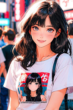 海洋西蓝花采集到AIGC插画风格