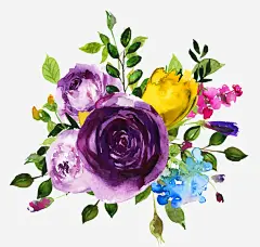 手绘美丽清新花卉花草插画_新图网 https://ixintu.com 花草设计 贺卡设计 包装设计 小清新包装 花朵装饰 花朵 布料印花 植物花卉