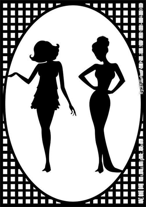 人物剪影源文件