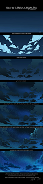 How  to i make a Night SKy