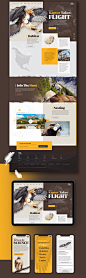 Website ux UI mobile brand modern clean Nature corporate