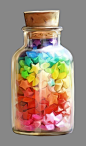 small bottle with stars, Tatiana Pakhomova : Concept art