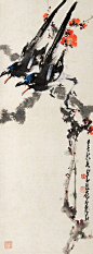 赵少昂花鸟作品
