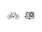Free Bike and Go Pro Icons