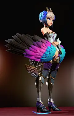 Odin Sphere - Gwendolyn, chang-gon shin : Reference by &quot;Odin Sphere&quot;

Tools used: Autodesk Max, Photoshop, Zbrush, Marmoset Toolbag 2, Substance Painter