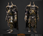 CHS CHOSEN, Vlad Costin : Chaos dude in da house  another character that I made for Warhammer Total War, with customizable  helmets, shoulders, gauntlets and kneepads. Now Im thinking I should do all the tears on the cape with alpha...