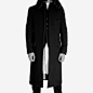 【無明】设计师品牌男士长款大衣假两件中式羊毛呢风衣外套 {敕}-淘宝网