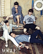 [2PM拍摄时尚杂志写真] 正在宣传新歌的2PM在杂志《Vogue Korea》中以海员的风格展现了他们更为成熟的野兽风格。【你也喜欢韩流么？那就来关注Hyukhae-X的微刊（）和微博（）吧，让我们一起交流】
